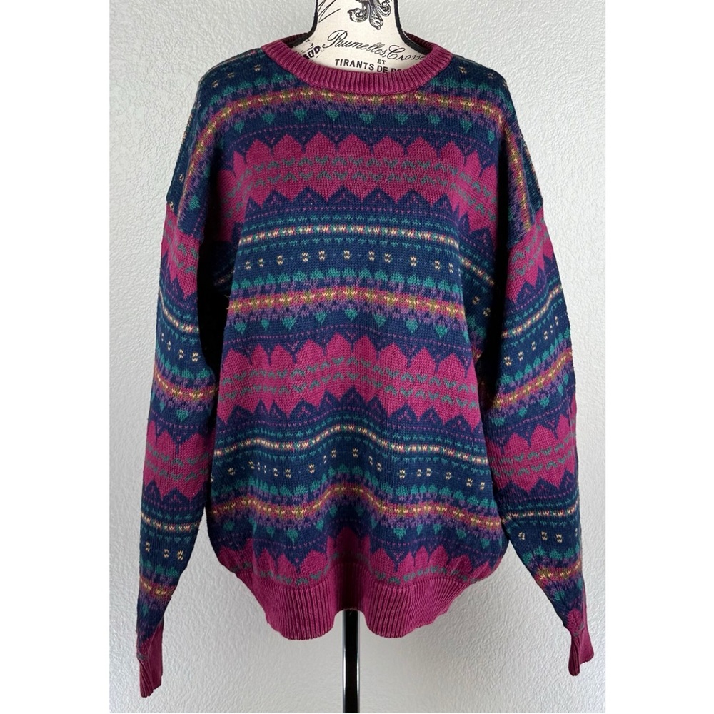 Structure Men’s Vintage Crewneck Pullover Sweater, size XL